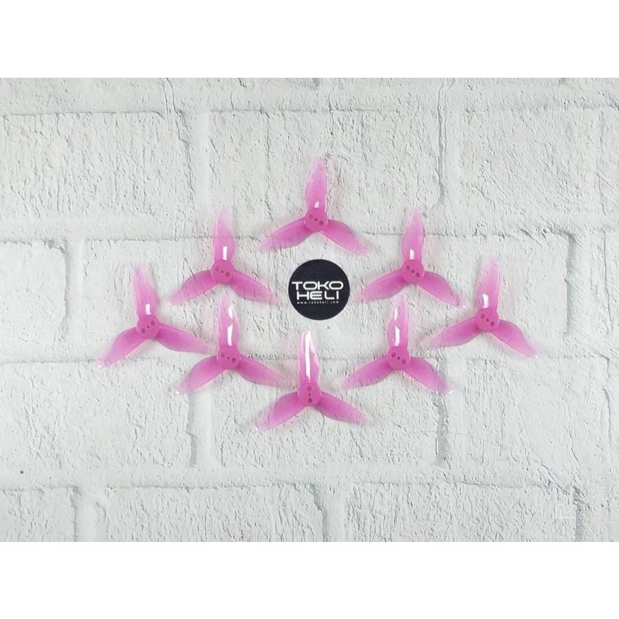 4 Pair Gemfan Hurricane 2023 3 Blade 2" Propeller - Pink