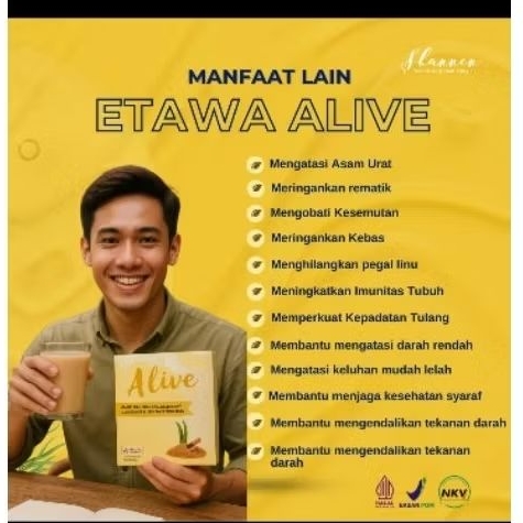 Alive susu kambing etawa .