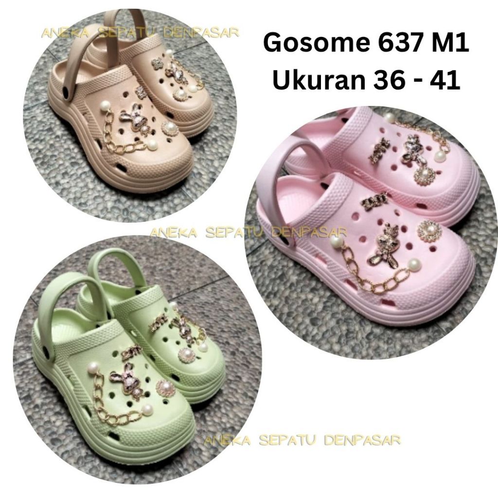 Sandal Baim Wanita GOSOME 637 M1Phylon EVA FREE Jibbitz 36-40