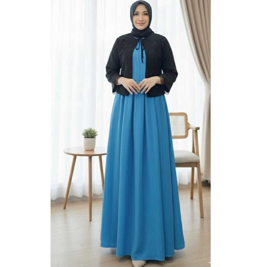 Gamis Set Lebaran Terbaru Deura 396