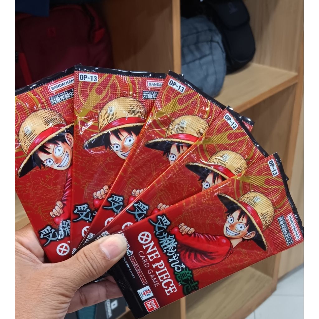 pojokevian72- One Piece Card Game Booster Pack 6 Cards OP-13 / Kartu one piece OP 13