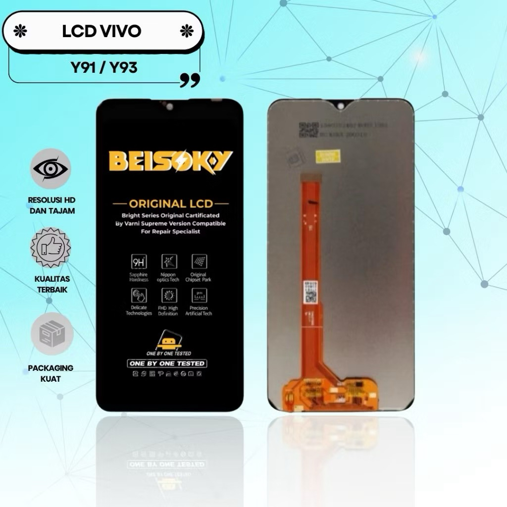 LCD TOUCHSCREEN VIVO Y91 / Y93 / Y91C / Y93C / Y95 / Y1S FullSet Original