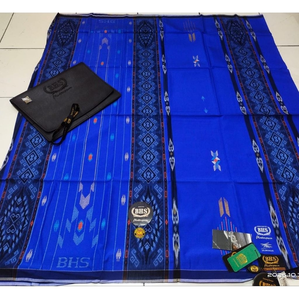 Sarung BHS Masterpiece SJE Gold Lawas Songket Jaquard Etnik Spunsilk ATBM (Bisa COD)