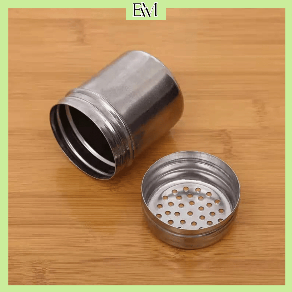 Cuci Gudang Botol Lada Garam Stainless Steel / Wadah Tempat Bumbu Dapur Lada Dan Garam Ada Beberapa