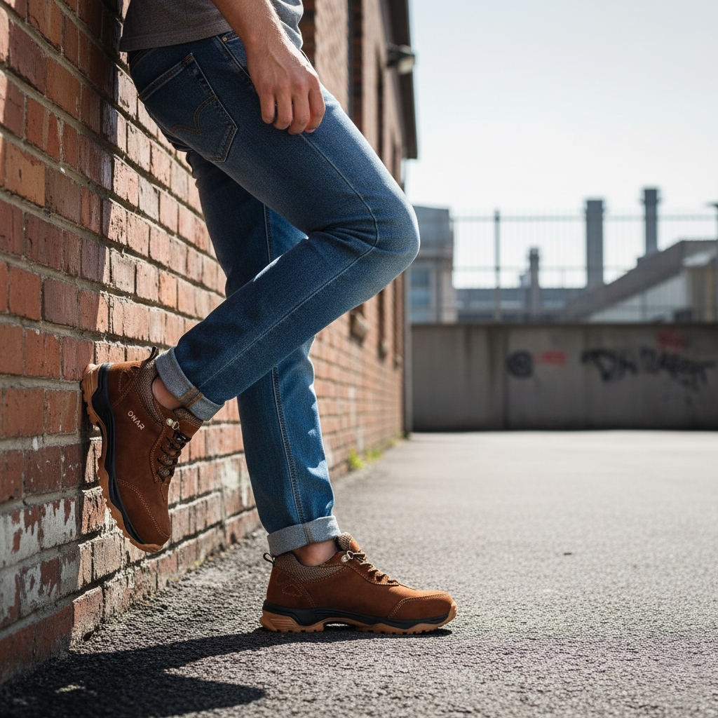 Onar Street - Sepatu Safety Ujung Besi Sepatu outdoor Kerja Proyek Terbaru