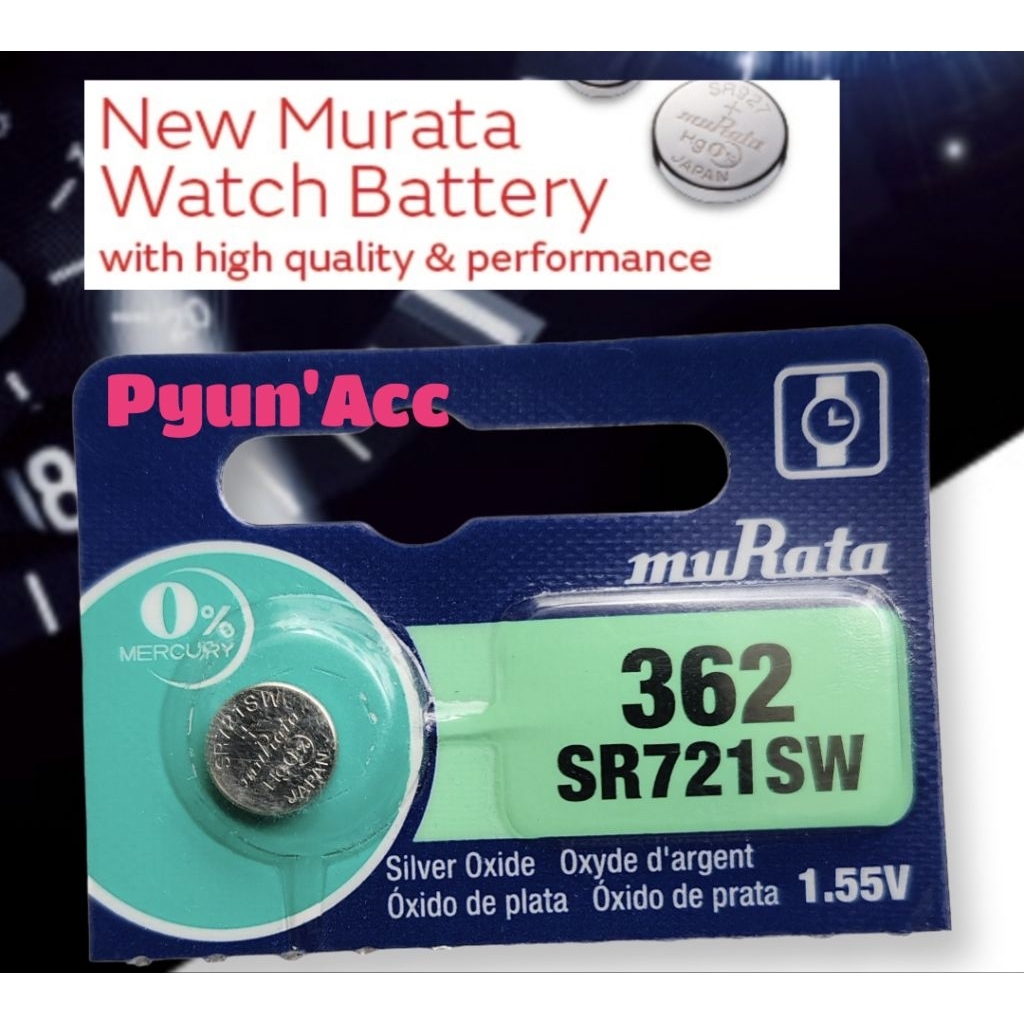 Baterai jam tangan 721 Murata