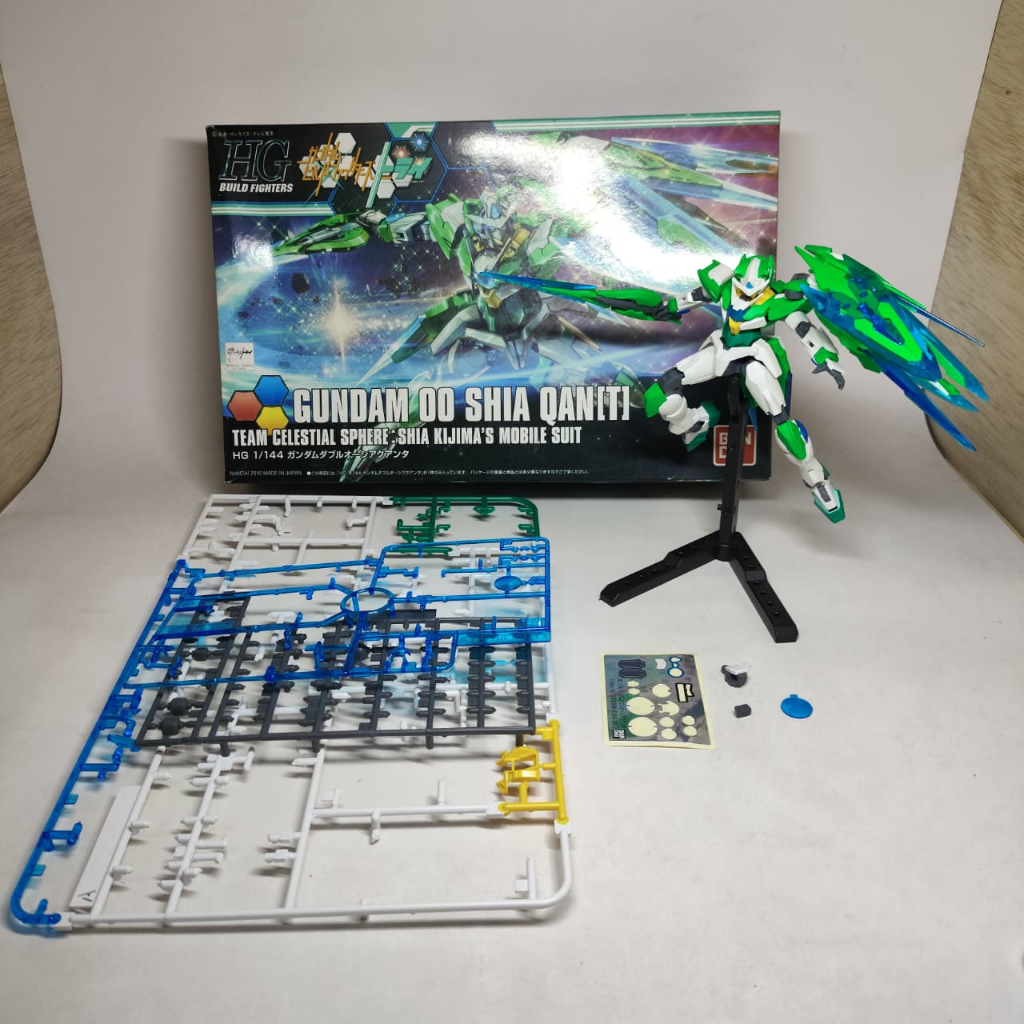 Bandai HGBF 00 Shia Qant / Model Kit Gundam OO Quanta HG 1/144 2nd Sudah Rakit H072