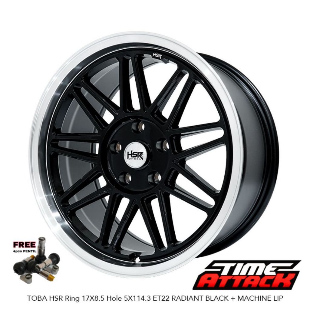 Velg Mobil Almaz Ring 17 HSR WHEEL Tipe Toba Velg HSR R17