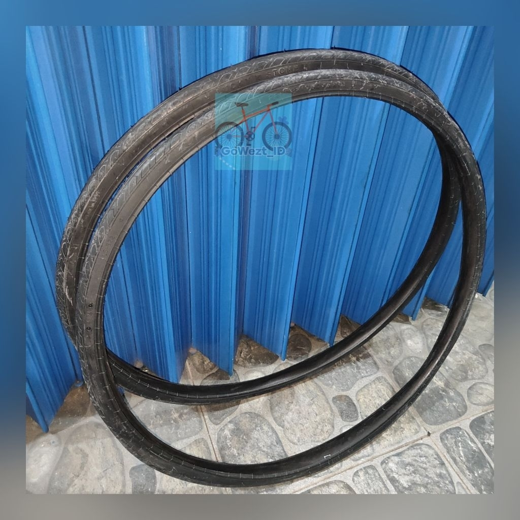 Ban Luar Sepeda Ukuran 700 x 28C Lucky Stone Hitam Fixie Balap Roadbike | Best Quality