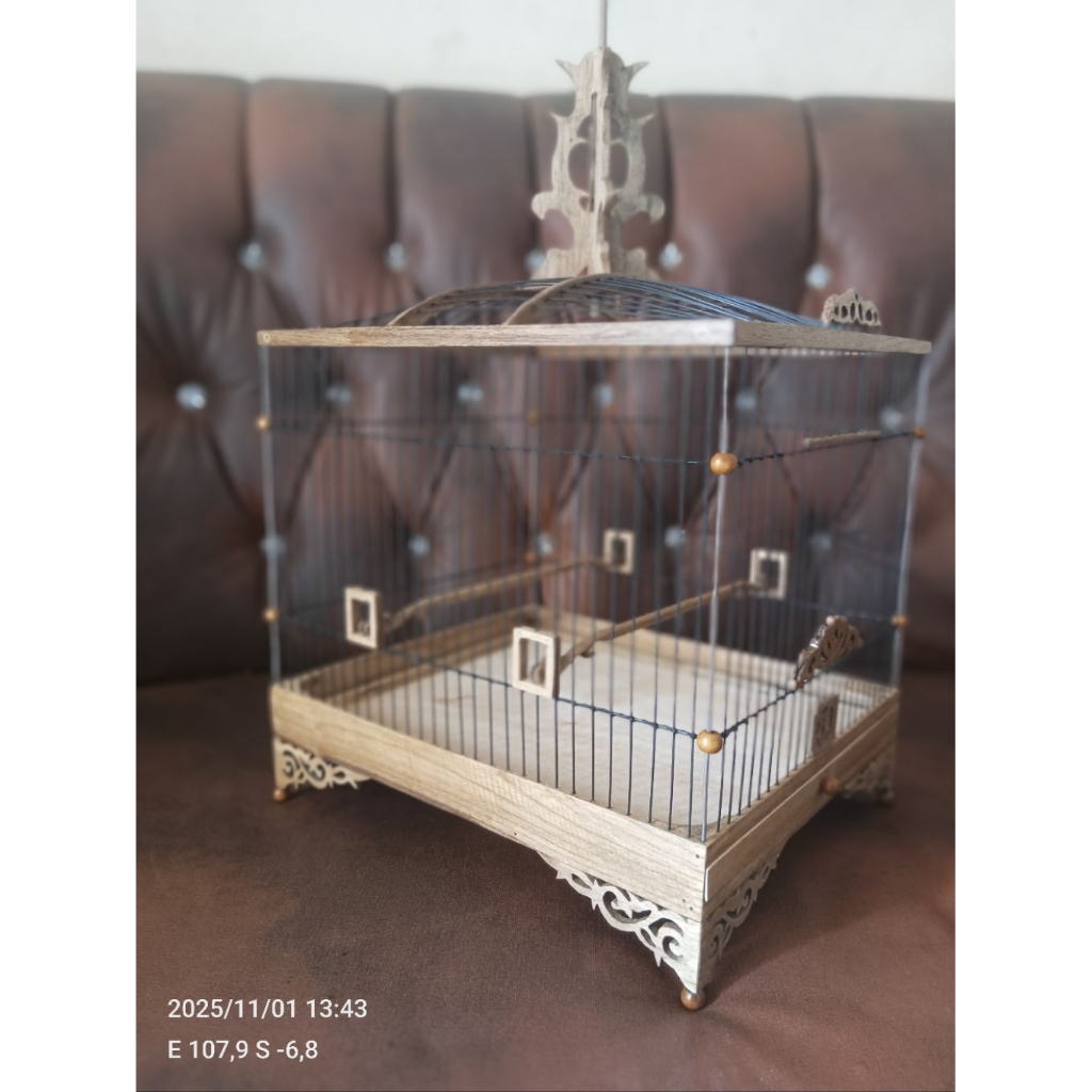 sangkar cungkok jati ukir limitetedision