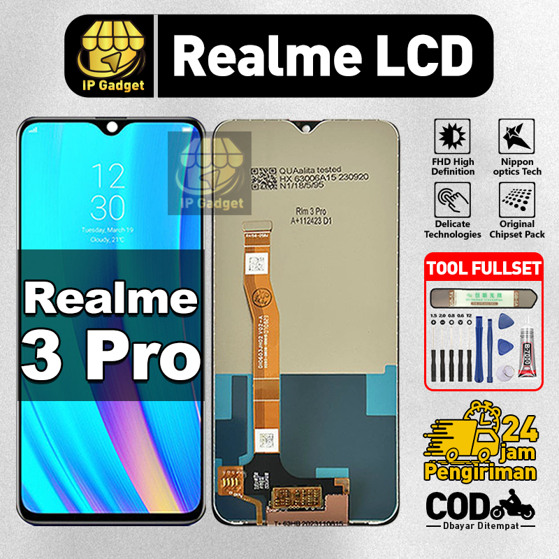 ORI FOR LCD Realme 3 pro Fullset Original LCD HP Realme 3 pro Asli Touchscreen Layar Sentuh HP COD