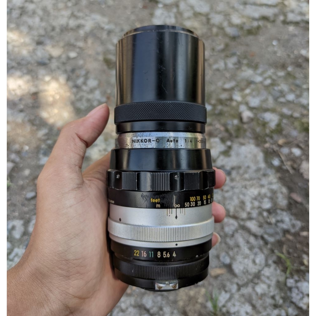 lensa manual nikkor - q 200mm f4