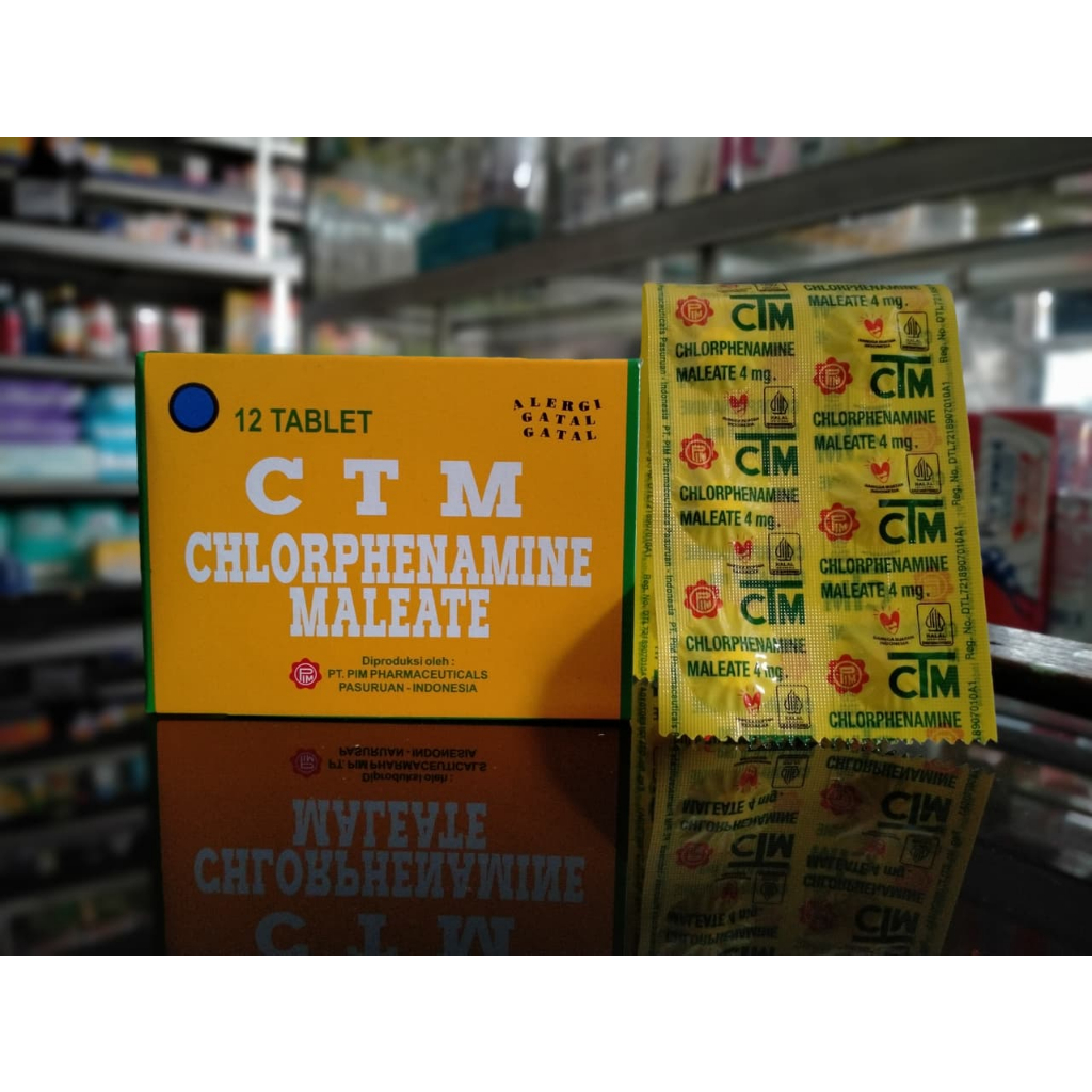 CTM 4 MG 1 BOX @12 TABLET ctm tablet