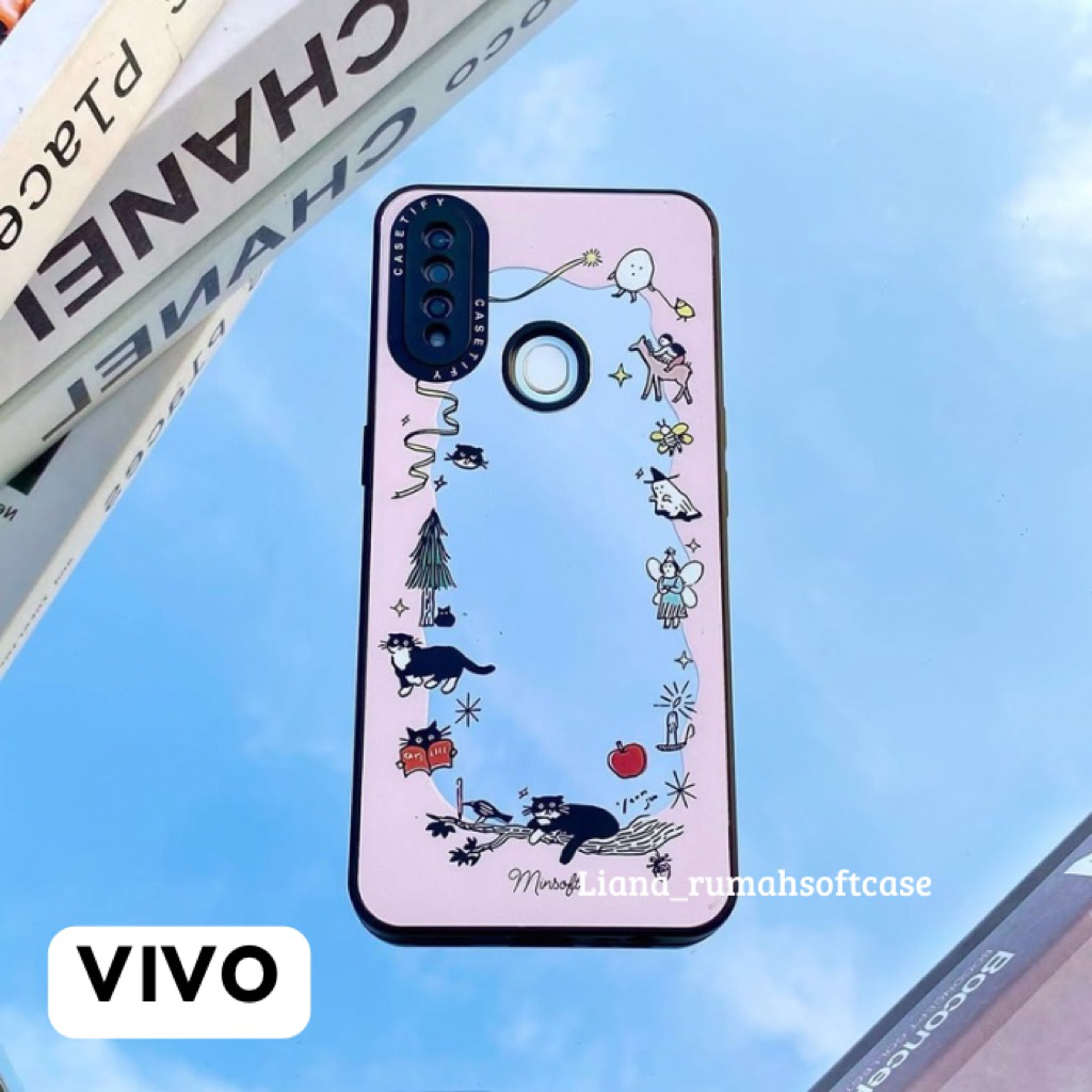 CASETIFY MIRROR CAT FOR ANDROID VIVO Y21/Y21A/Y21S/Y21T/Y33S Y20/Y12S Y30/Y50 Y16 Y02 Y22