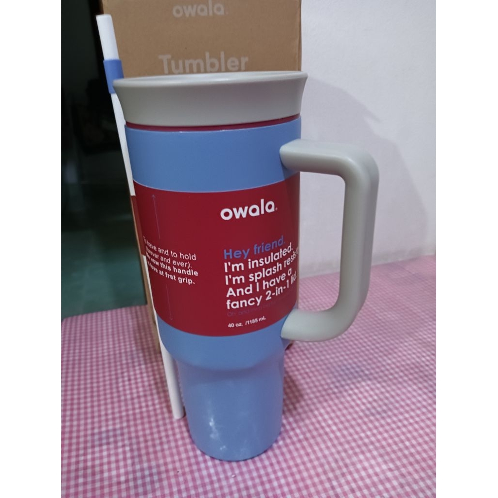 Tumbler owala blue 40 oz