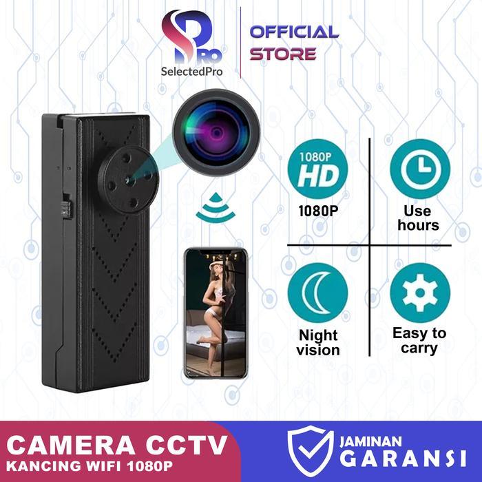Selectedpro Spy Camera Kancing S918WIFI Hidden Camera WiFi 1080P Motion Detection Spy Cam Camera Pen