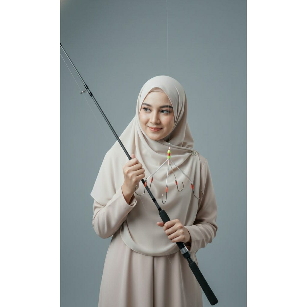 kail pancing garong premium baja mata 6, kail ukuran 15 BESAR