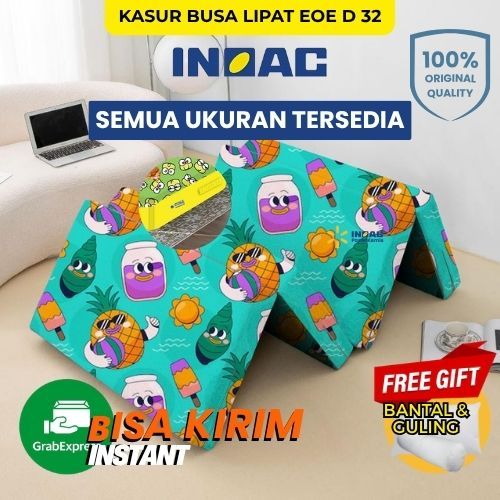 Kasur Busa Lipat Inoac EOE D32 Yellow Original Premium Garansi 15 Tahun