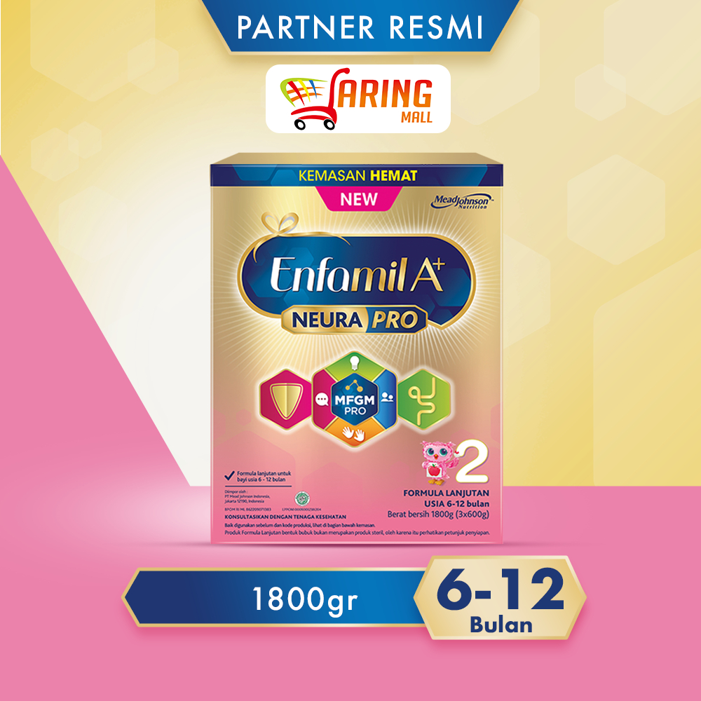 Enfamil A+2 1800 Gram Value Pack (Susu Formula 6-12 Bulan)