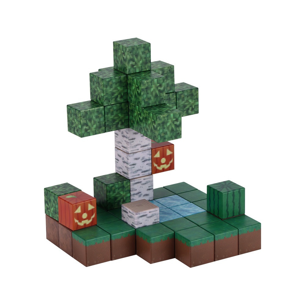 192Pcs Mainan Minecraft Magnet / Minecraft Magnetic Building Blocks / Mainan Magnetic Block