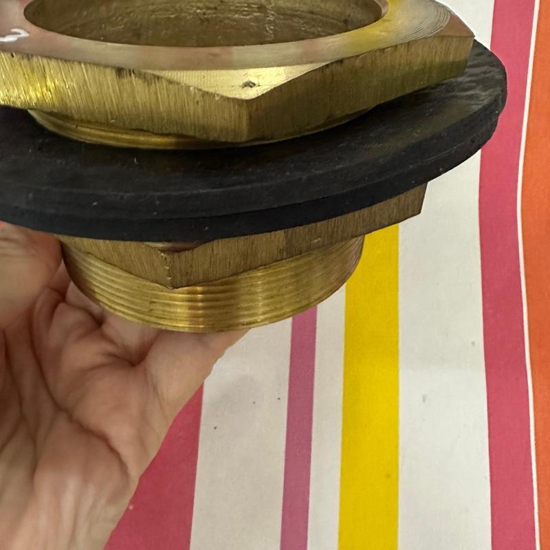 Kuningan Mur Toren 2.5" 2 1/2" 2,5" Inchi Mur Tandon 2.5" Adaptor Tangki Kualitas Terbaik