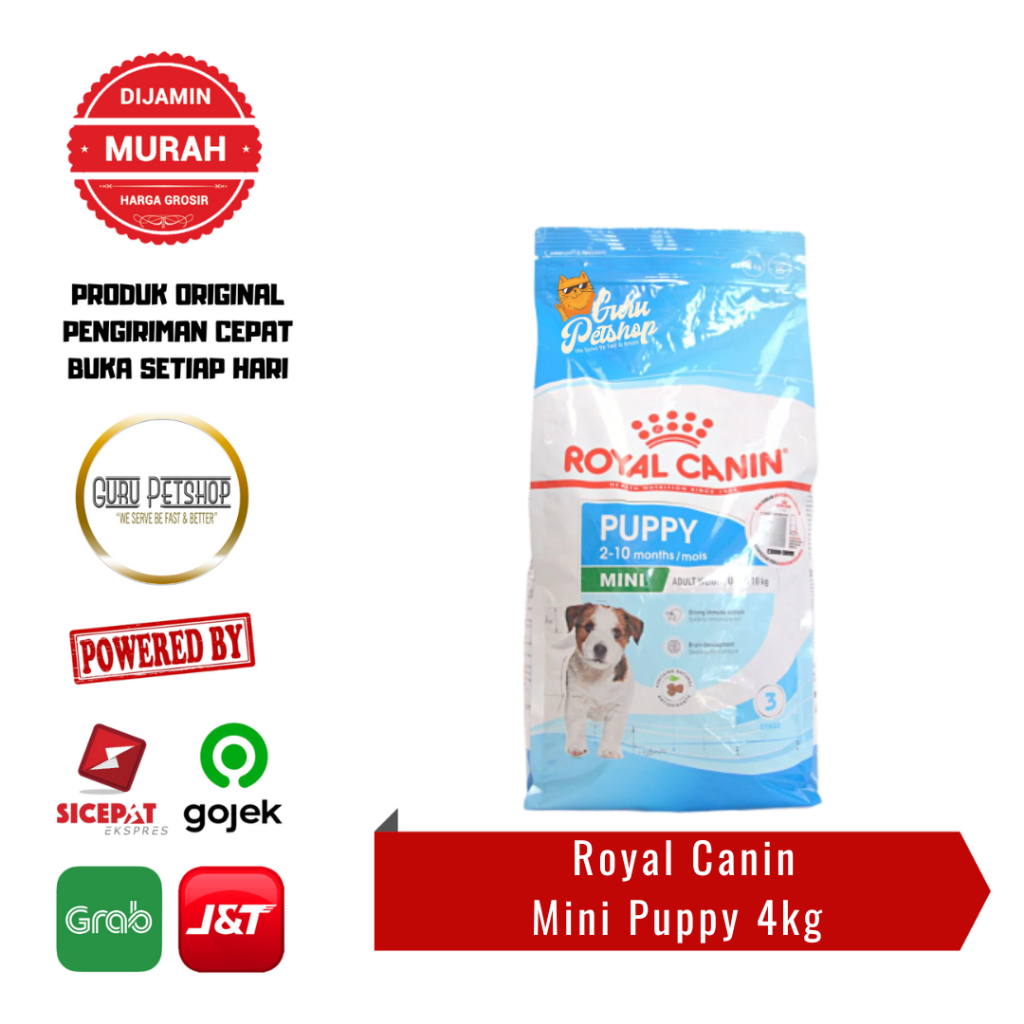 Royal Canin Mini Puppy 4Kg Dog Food Makanan Anjing Pom Shihtzu Yorkshire Maltese Chihuahua Anakan