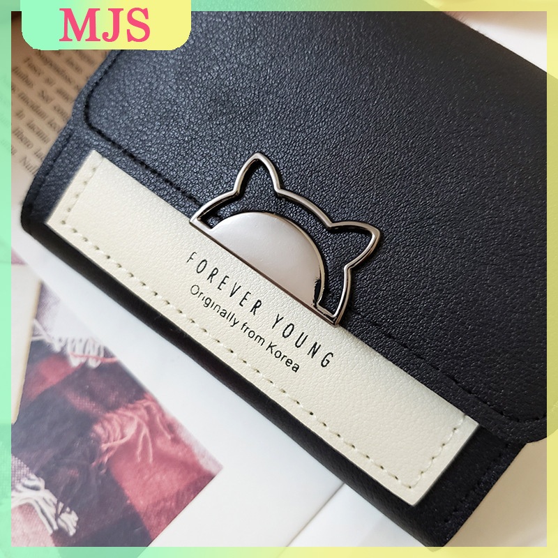 POPMAKER SHOP Dompet Lipat Mini Wanita Import - Desain Modern, Slot Kartu Lengkap & Bahan Berkualita