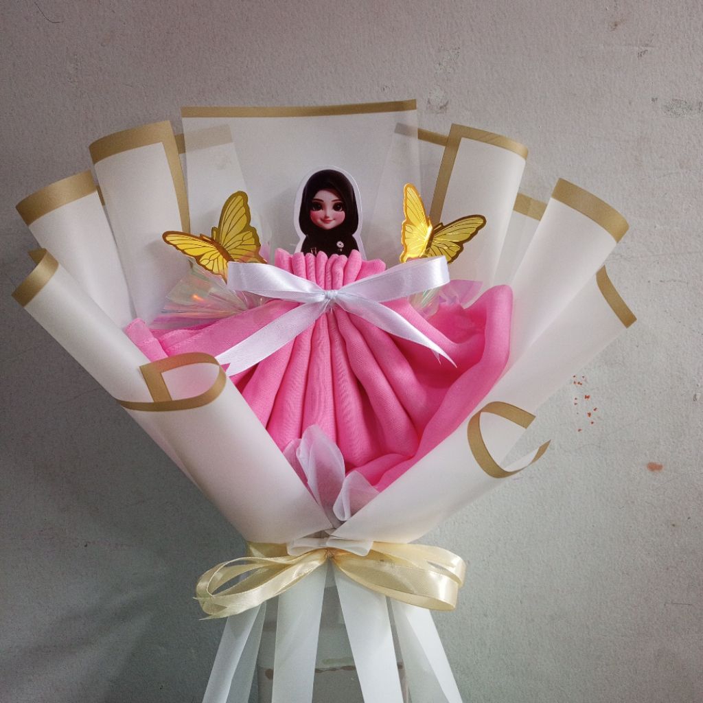 Buket hijab Bella square