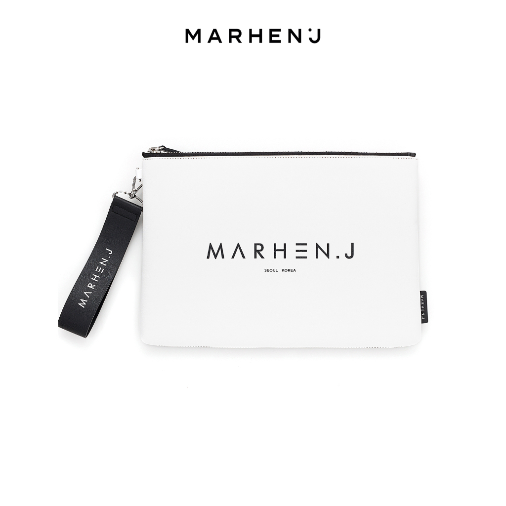 Marhen J Jacky Clutch - White Black (L)