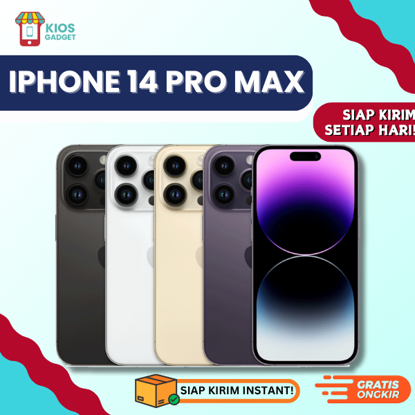 Apple iPhone 14 Pro Max 5G 128GB 256GB 512GB 1TB - GARANSI RESMI