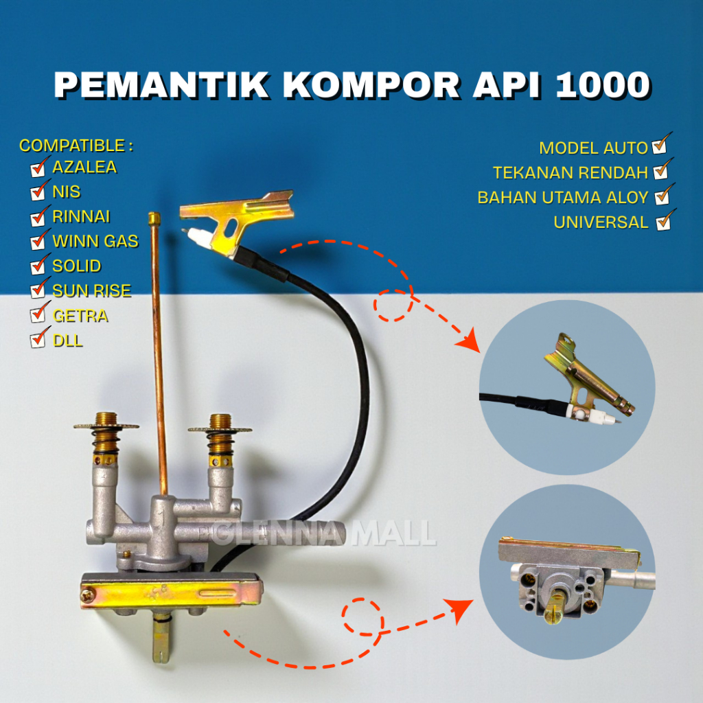 MESIN PEMANTIK GAS COR ORIGINAL / PEMANTIK KOMPOR TL-31A – API SUPER KUAT / PEMANTIK KOMPOR API1000
