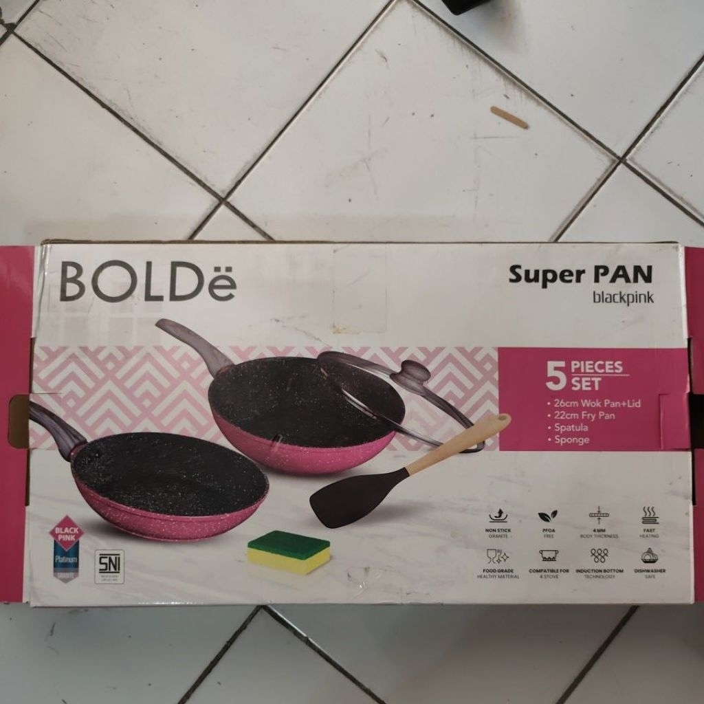 bolde set wajan /super pan blackpink