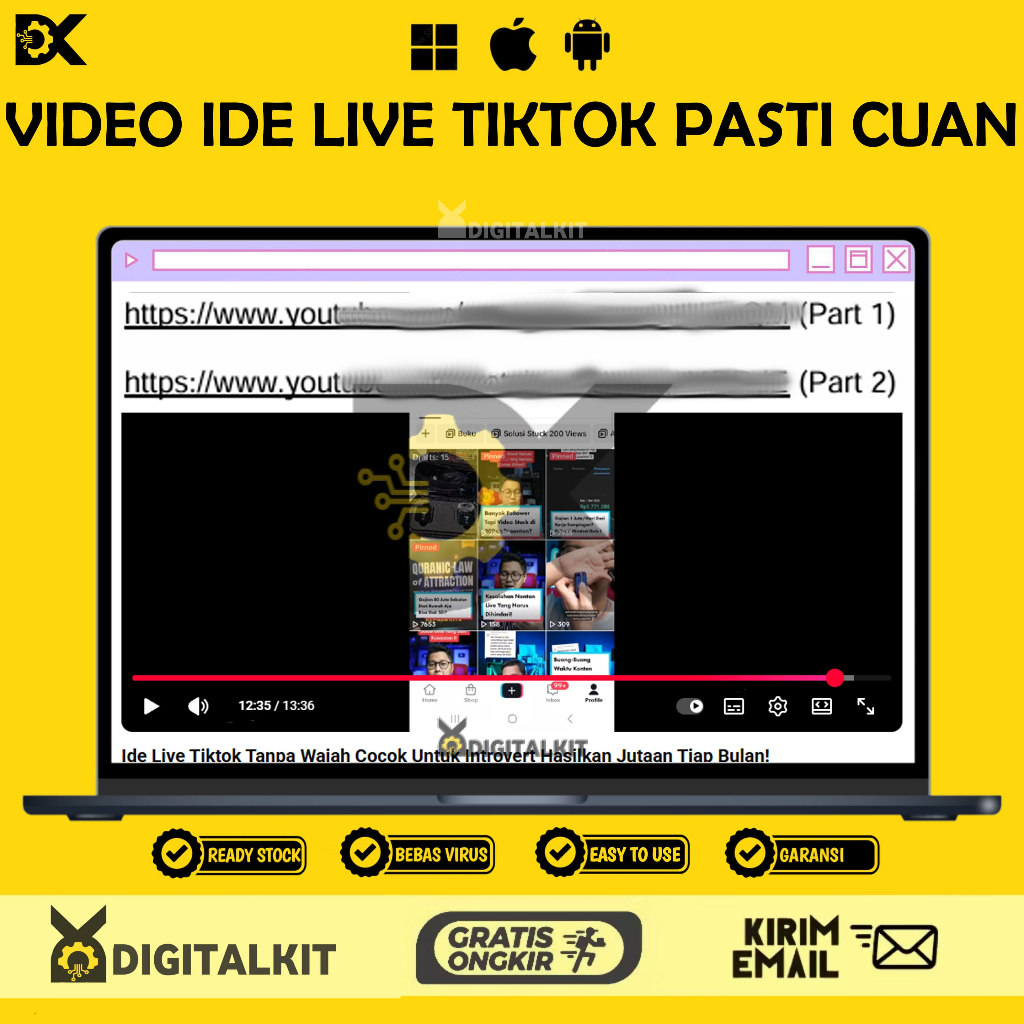 [T0645] VIDEO IDE LIVE TIKTOK PASTI CUAN