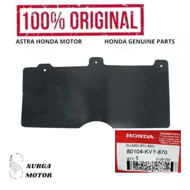 Karet Selebor Slebor Spakbor Tahanan Lumpur Kolong Belakang Motor Honda BeAT Karbu Carbu Karburator 