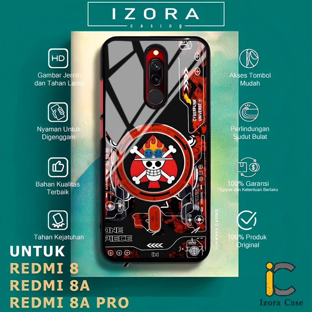 (IZORA ) Case Redmi 8 8A 8A Pro Casing Redmi 8 8A 8A Pro Jawara Casing Case Glossy Case Aesthetic Cu