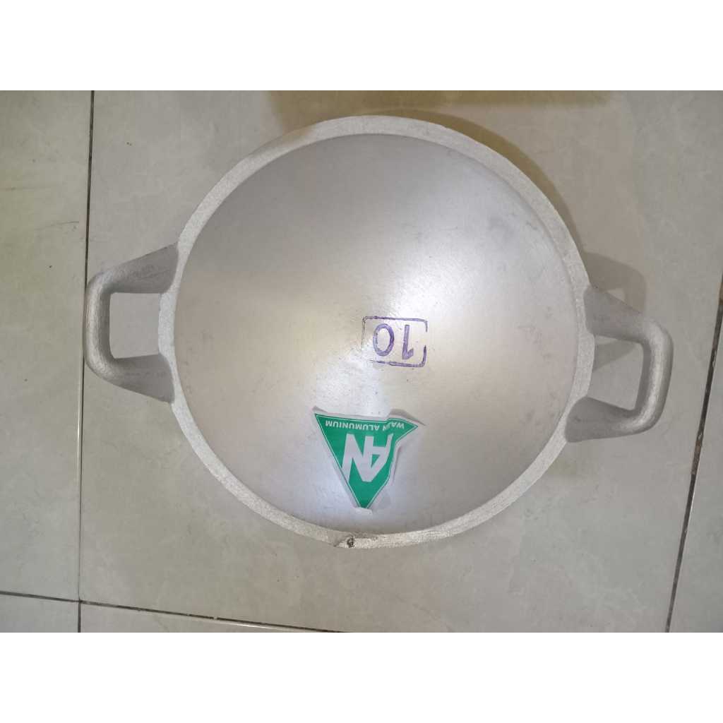 Wajan Penggorengan Alumunium no 10 diameter 22cm // wajan alumunium kecil