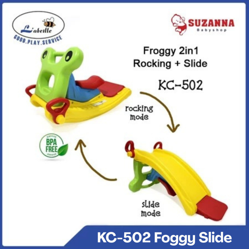 Labeille KC-502 Froggy 2in1 Slide Rocking