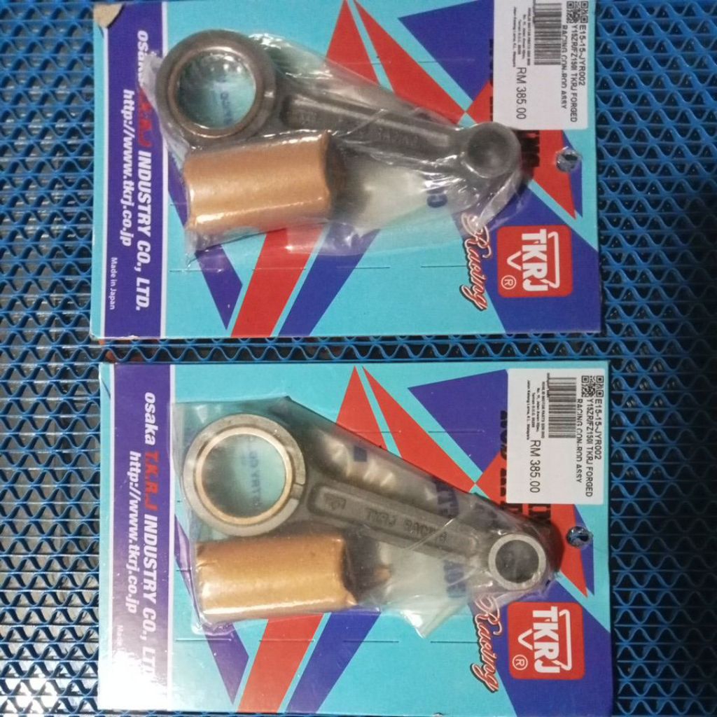 TKRJ CON ROD/ STANG SEHER STANDARD MX KING/VIXION/MX NEW SIZE 100MM/28/14 DIJAMIN ORIGINAL MADE IN J