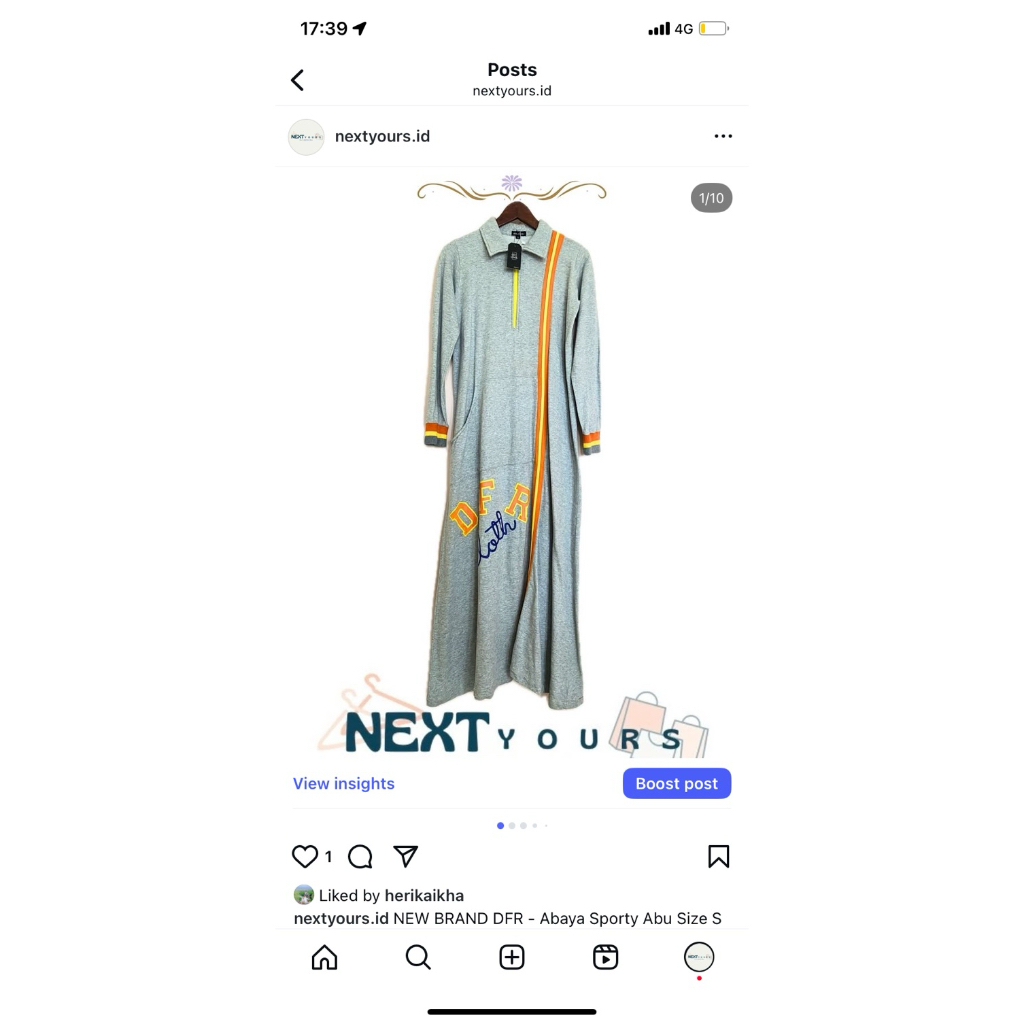 Nextyours preloved DFR Dress Babyterry