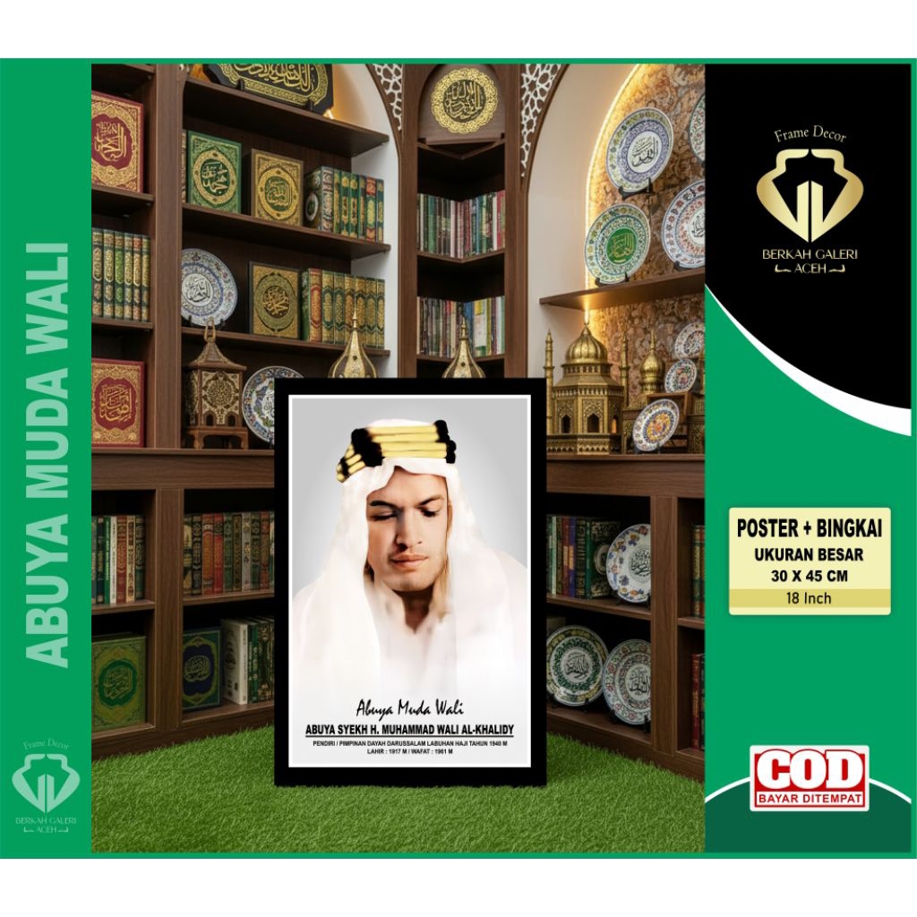 POSTER ULAMA ACEH / FOTO ABUYA MUDA WALI