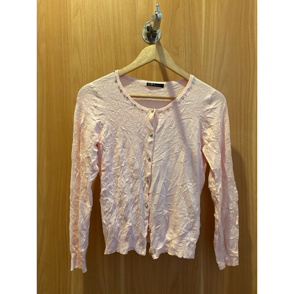 Cardigan baby pink
