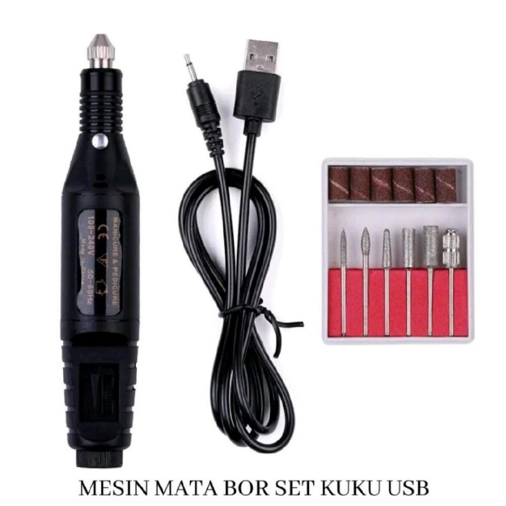 Mini Bor Drill 1 Set Grafier Mini Gerinda Mesin Amplas
