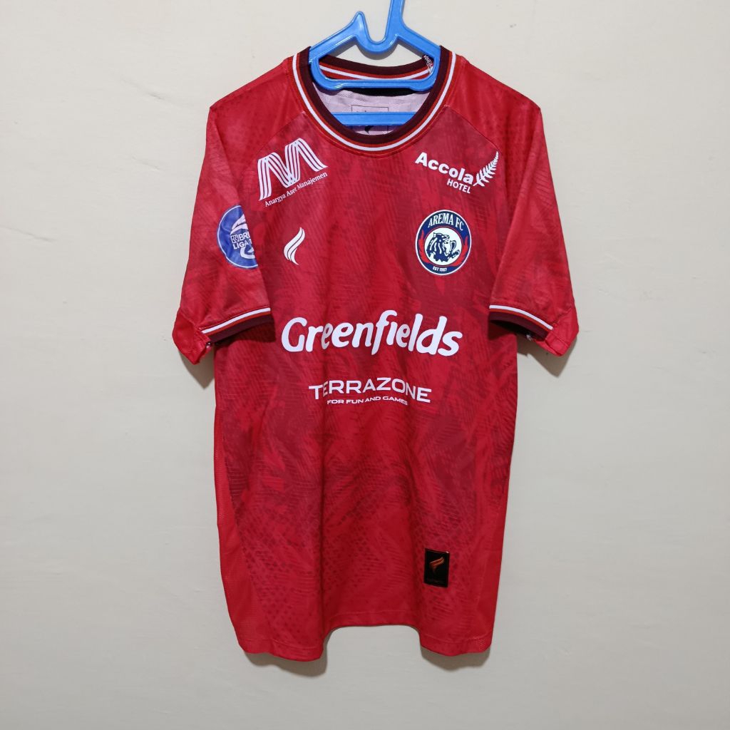 JERSEY GK AREMA FC PLAYER ISSUE ORIGINAL NNS FRIGERI + SIGN FRIGERI