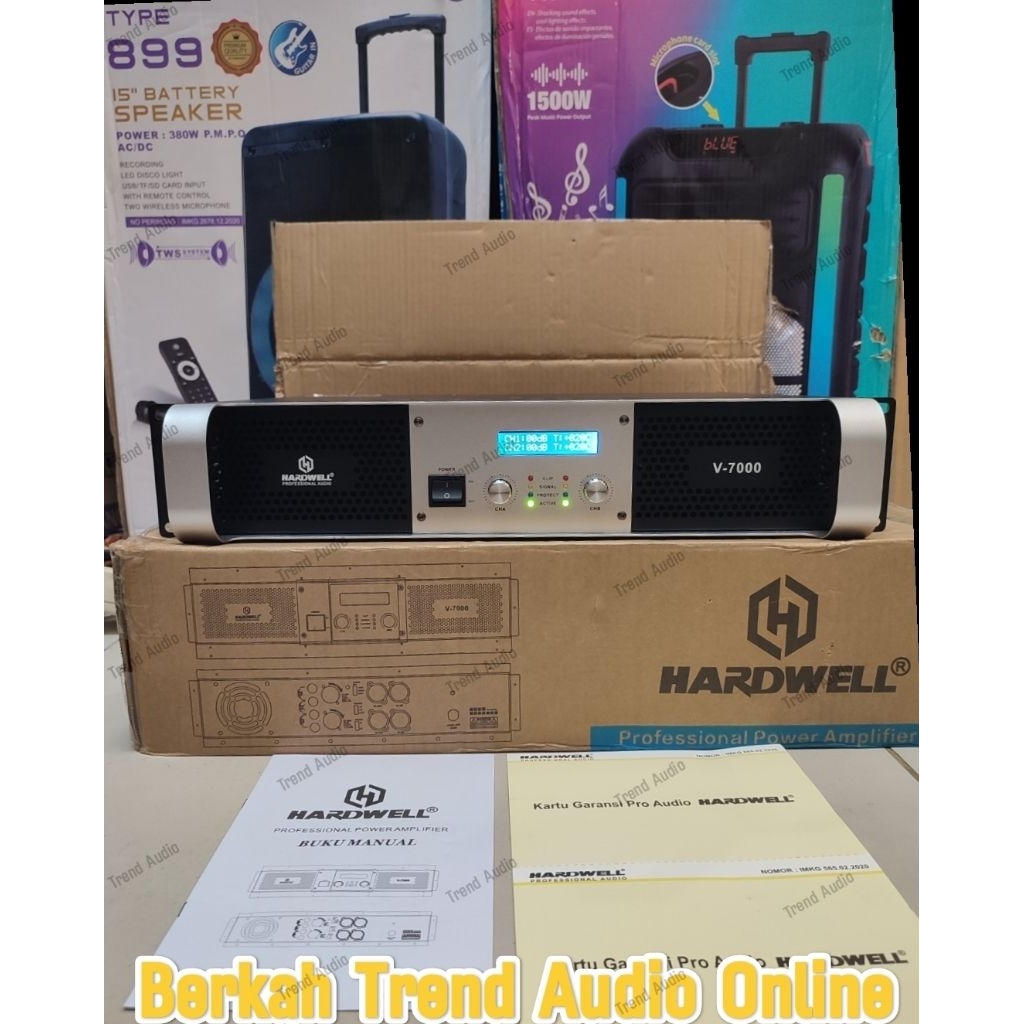 Power Audio Systeam Amplifier Hardwell V7000 Original