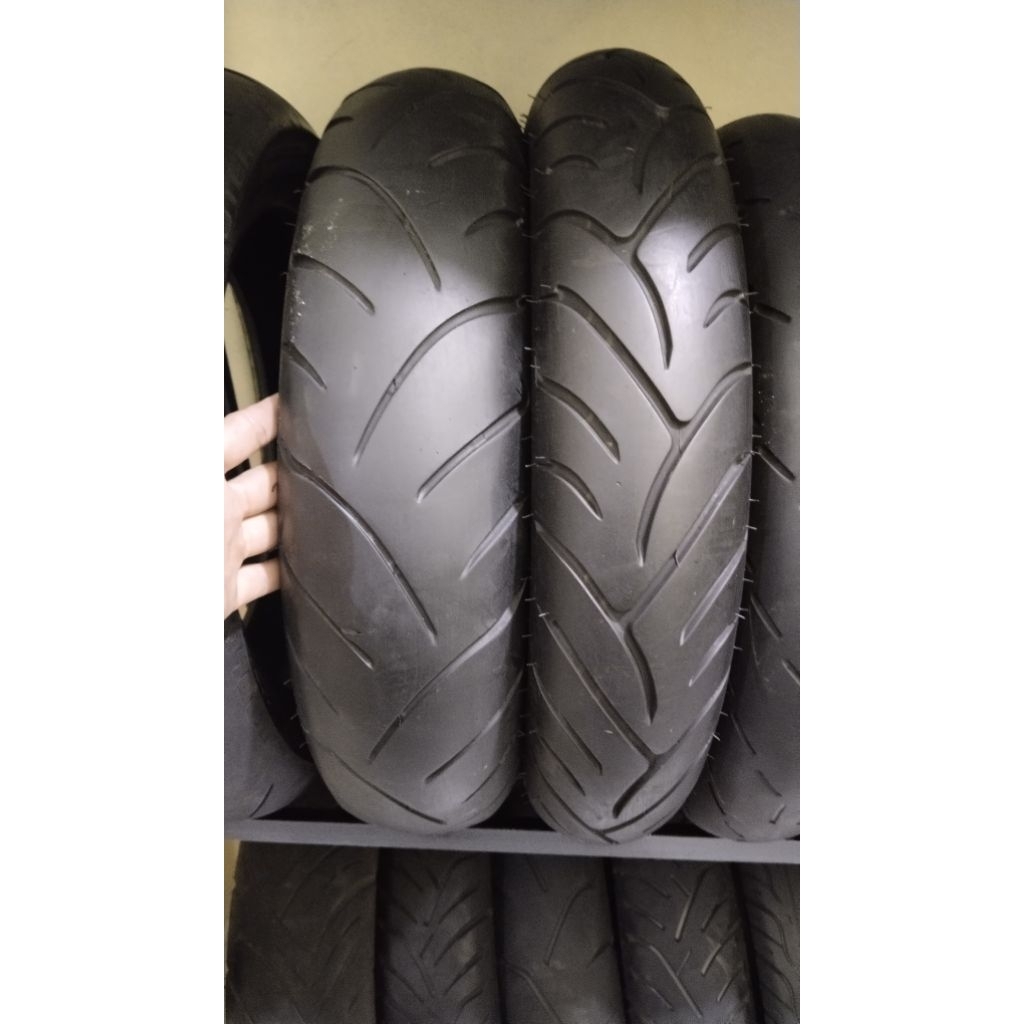 SEPASANG BAN COPOTAN MOTOR XMAX MERK DUNLOP 120/70-15 & 140/70-14 TUBELESS