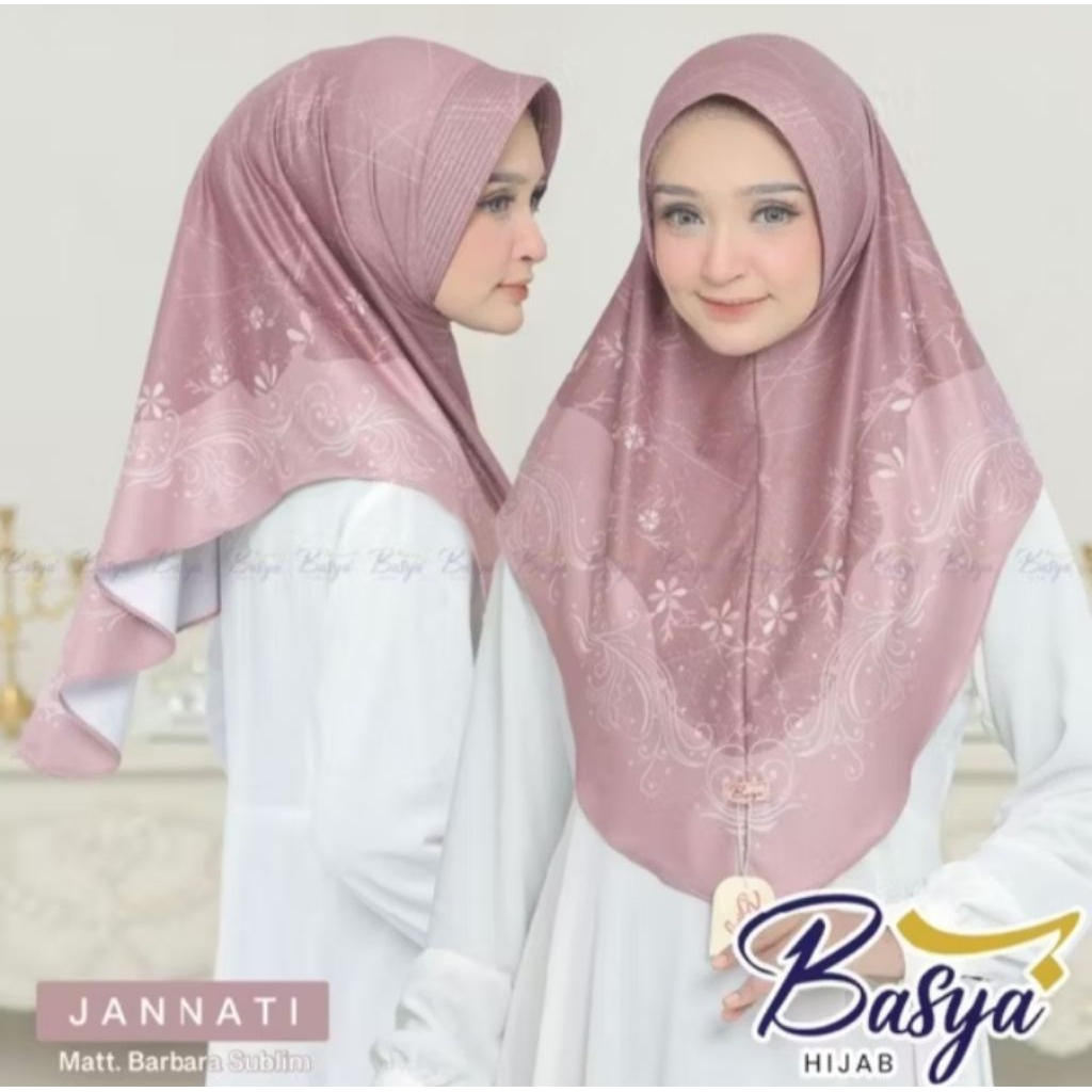 (BASYA) JANNATI SUBLIM-hijab instan sublim hijab instan motif jilbab motif sublim