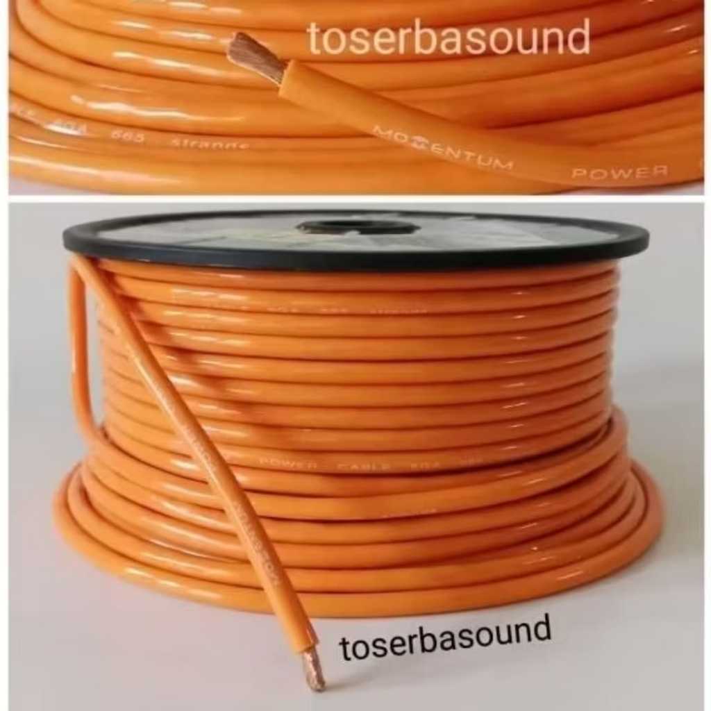 Kabel 8awg Momentum setrum power aki ground 8 AWG audio mobil Jual Meteran