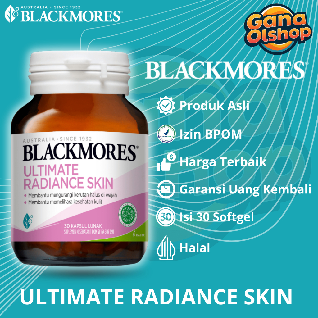 Blackmores Ultimate Radiance Skin 30 Tablet Antioksidan Kolagen