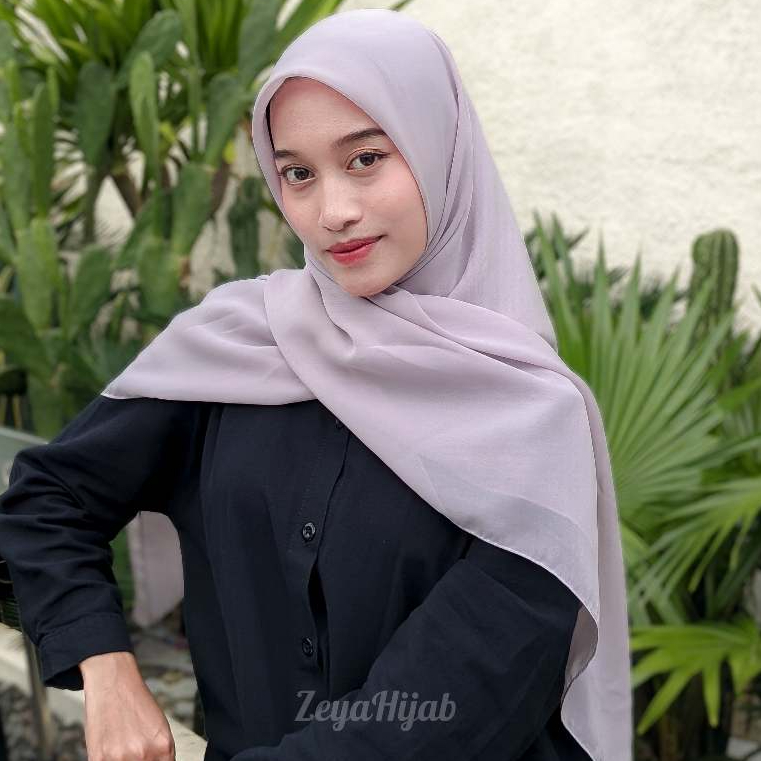 Zeya-DailyHijabPolycatton-PlainHijabKerudungSegiEmpatPremiumGradeAAromaticSquareMuslim