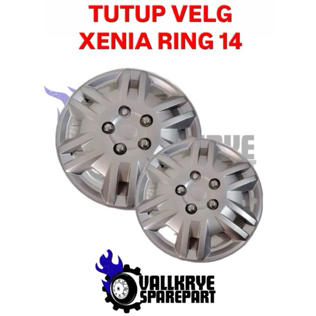 TUTUP VELG XENIA - TUTUP VELG COVER WHEEL DOP STANDAR DAIHATSU XENIA RING 14 - ORIGINAL SECOND
